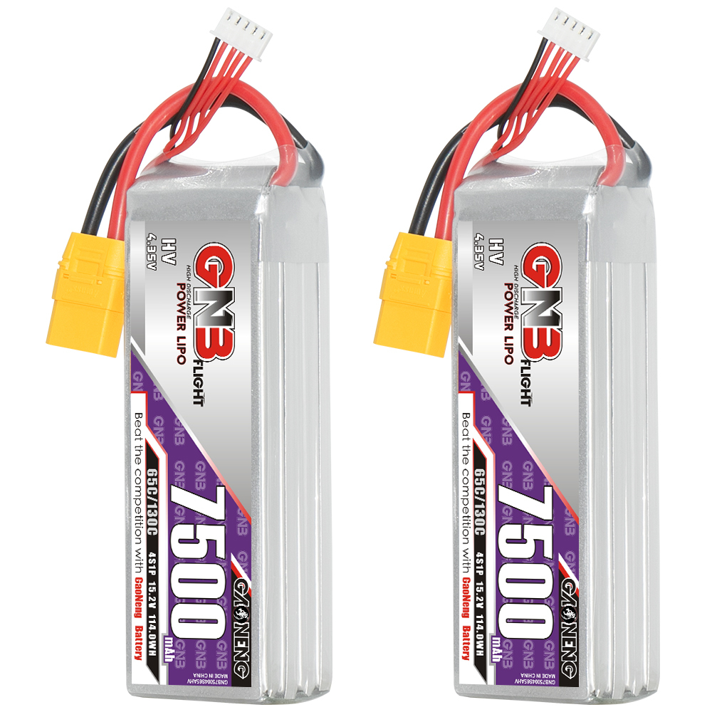 GAONENG GNB HV 4S 15.2V 7500mAh 65C XT90 LiPo Battery