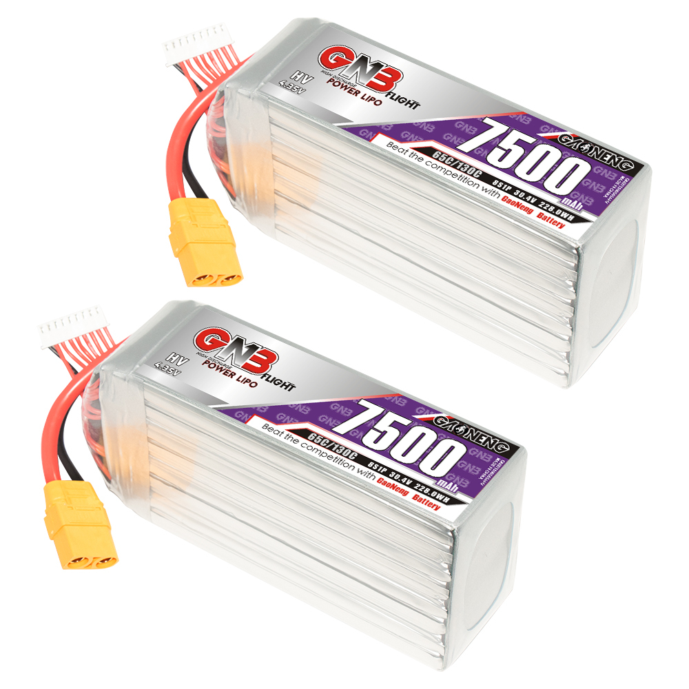 GAONENG GNB HV 8S 30.4V 7500mAh 65C LiPo Battery XT90