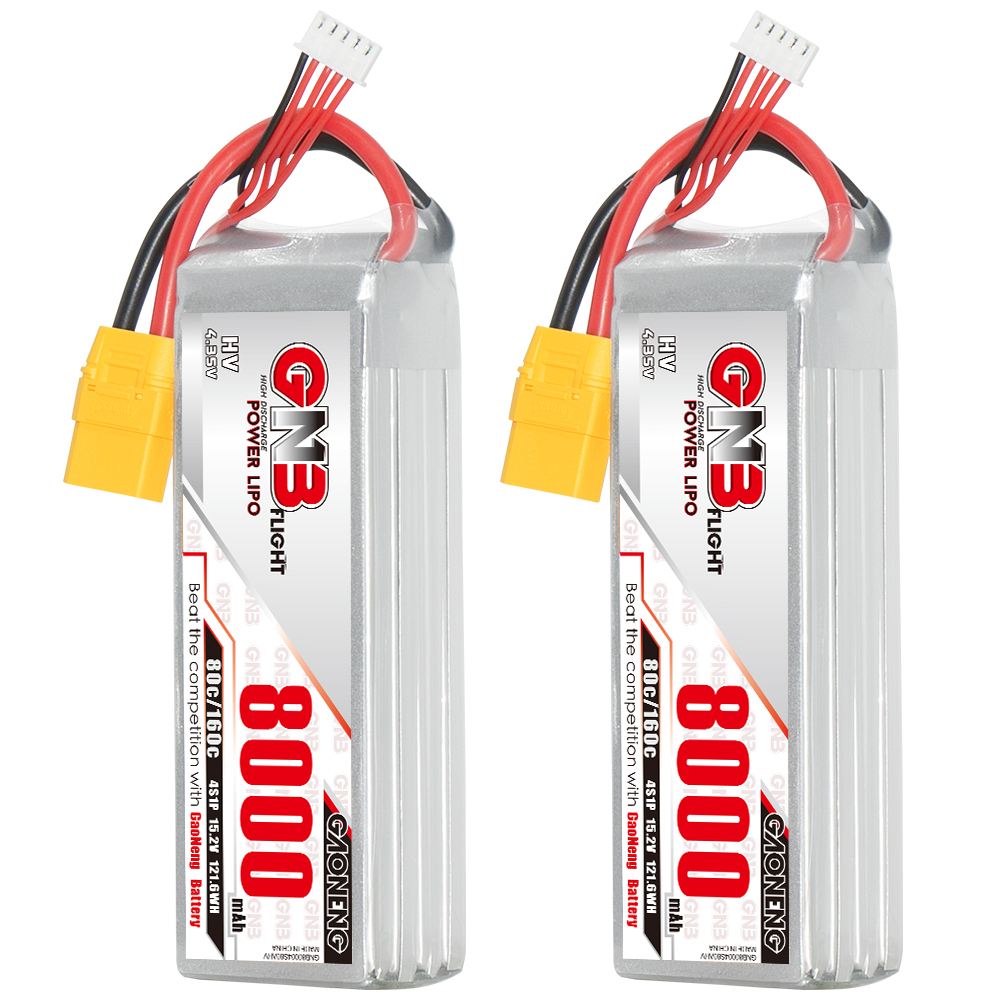 GAONENG GNB HV 4S 15.2V 8000mah 80C XT90 LiPo Battery