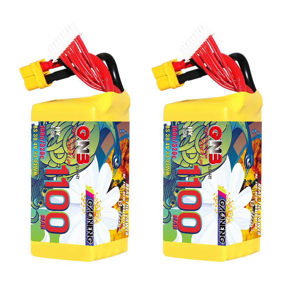 GAONENG GNB LiHV 8S 30.4V 1100mAh 160C XT60 LiPo Battery
