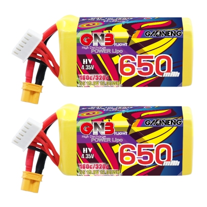 GAONENG GNB LiHV 5S 19V 650mAh 160C XT30 HV LiPo Battery