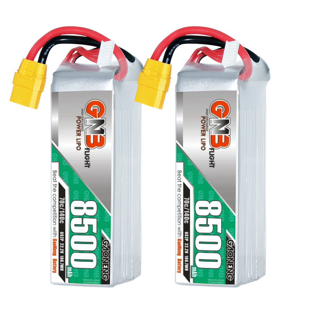 GAONENG GNB 6S 22.2V 8500mAh 70C LiPo Battery XT90