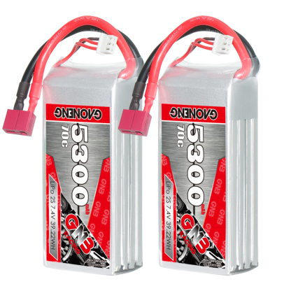 GAONENG GNB 2S 7.4V 5300mAh 70C LiPo Battery T-PLUG