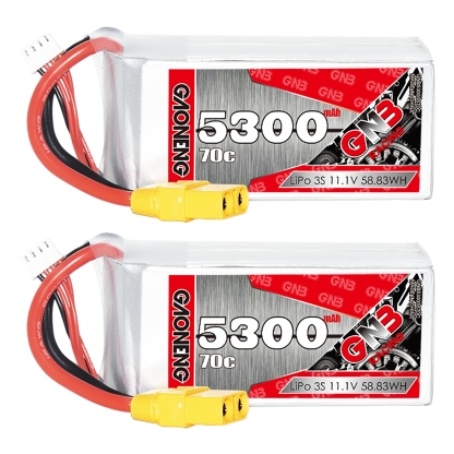 GAONENG GNB 3S 11.1V 5300mah 70C LiPo Battery XT90
