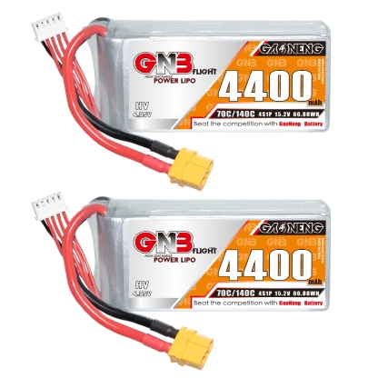 GAONENG GNB LiHV 4S 15.2V 4400mAh 70C LiPo Battery XT60