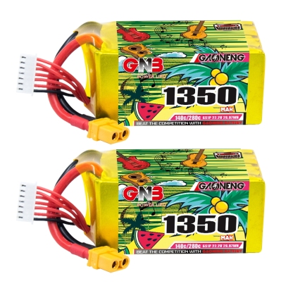 GAONENG GNB 6S 22.2V 1350mAh 140C XT60 LiPo Battery