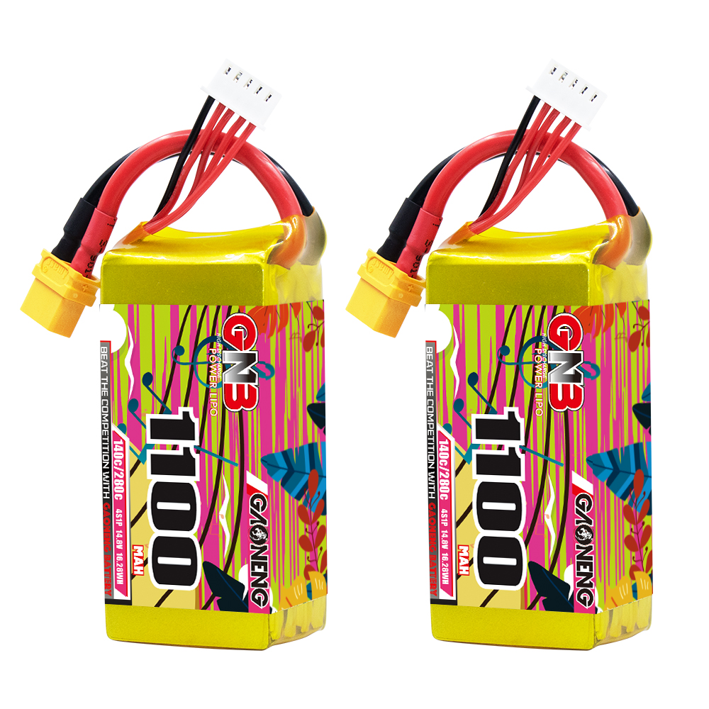 GAONENG GNB 4S 14.8V 1100mAh 140C XT60 LiPo Battery