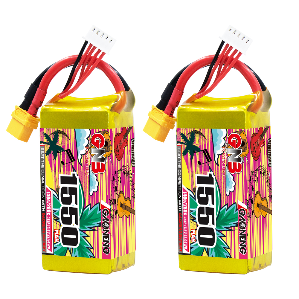 GAONENG GNB 4S 14.8V 1550mAh 140C XT60 LiPo Battery
