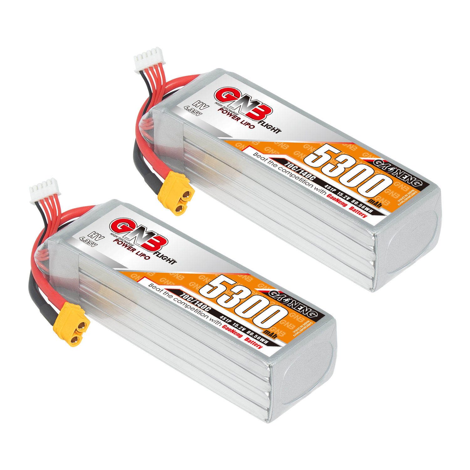 GAONENG GNB HV 4S 15.2V 5300mAh 70C LiPo Battery XT60