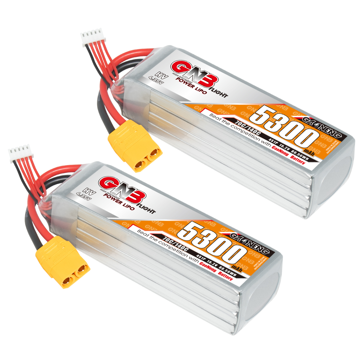 GAONENG GNB HV 4S 15.2V 5300mAh 70C LiPo Battery XT90