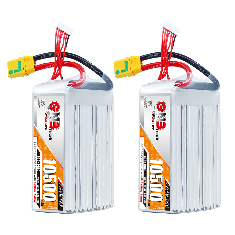 GAONENG GNB 6S 22.8V HV 10500mAh 70C RC LiPo Battery XT90S