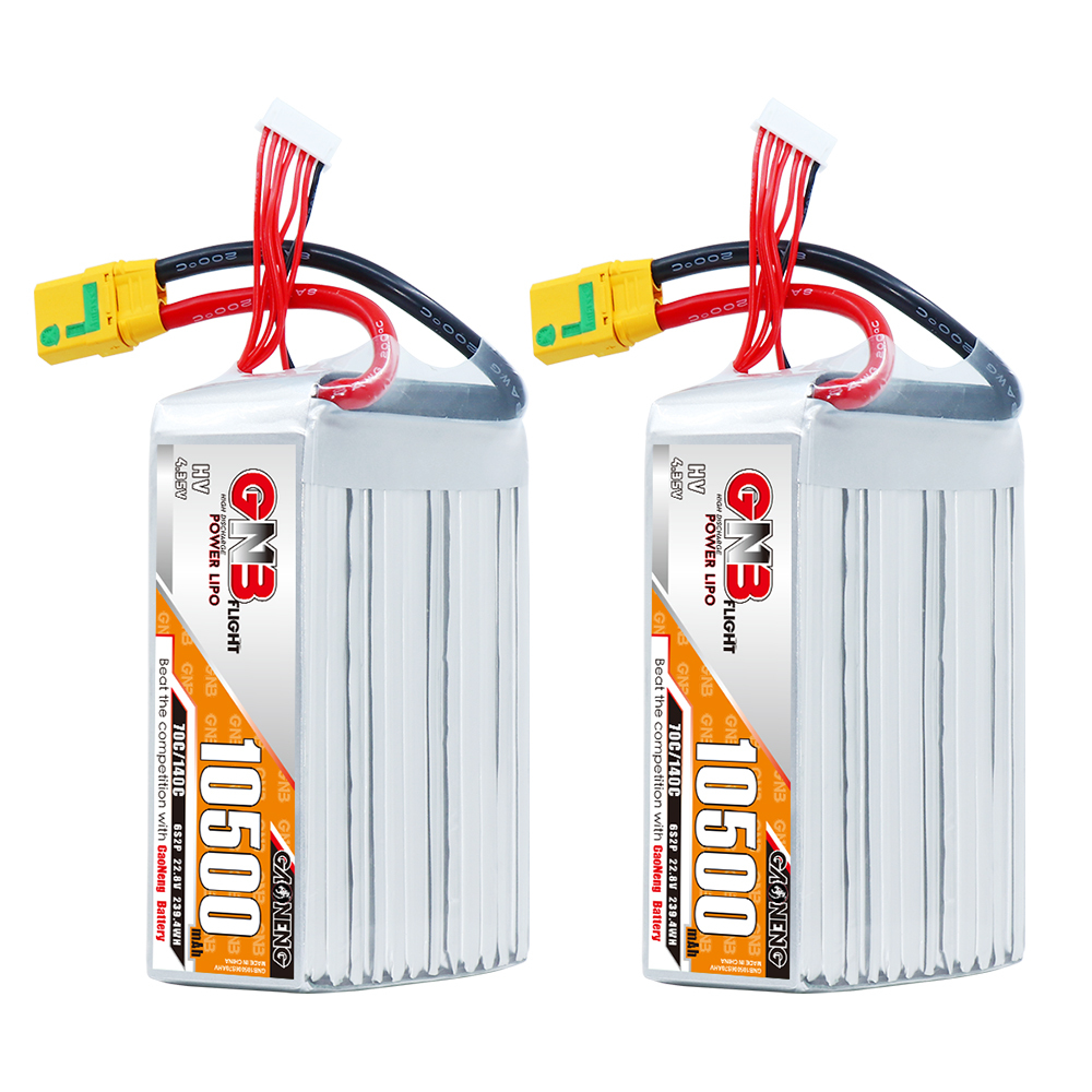 GAONENG GNB 6S 22.8V HV 10500mAh 70C RC LiPo Battery XT90S