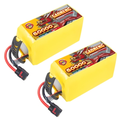 GAONENG GNB 60000mah 6S 22.2V 5C QS8 Semi Solid State Li-ion Battery 310WH/kg