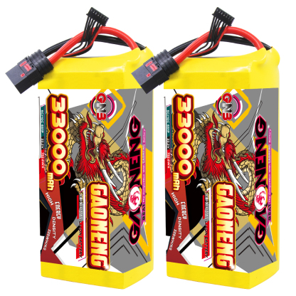 GAONENG GNB 33000mah 6S 22.2V 5C QS8 Semi Solid State Li-ion Battery 335WH/kg