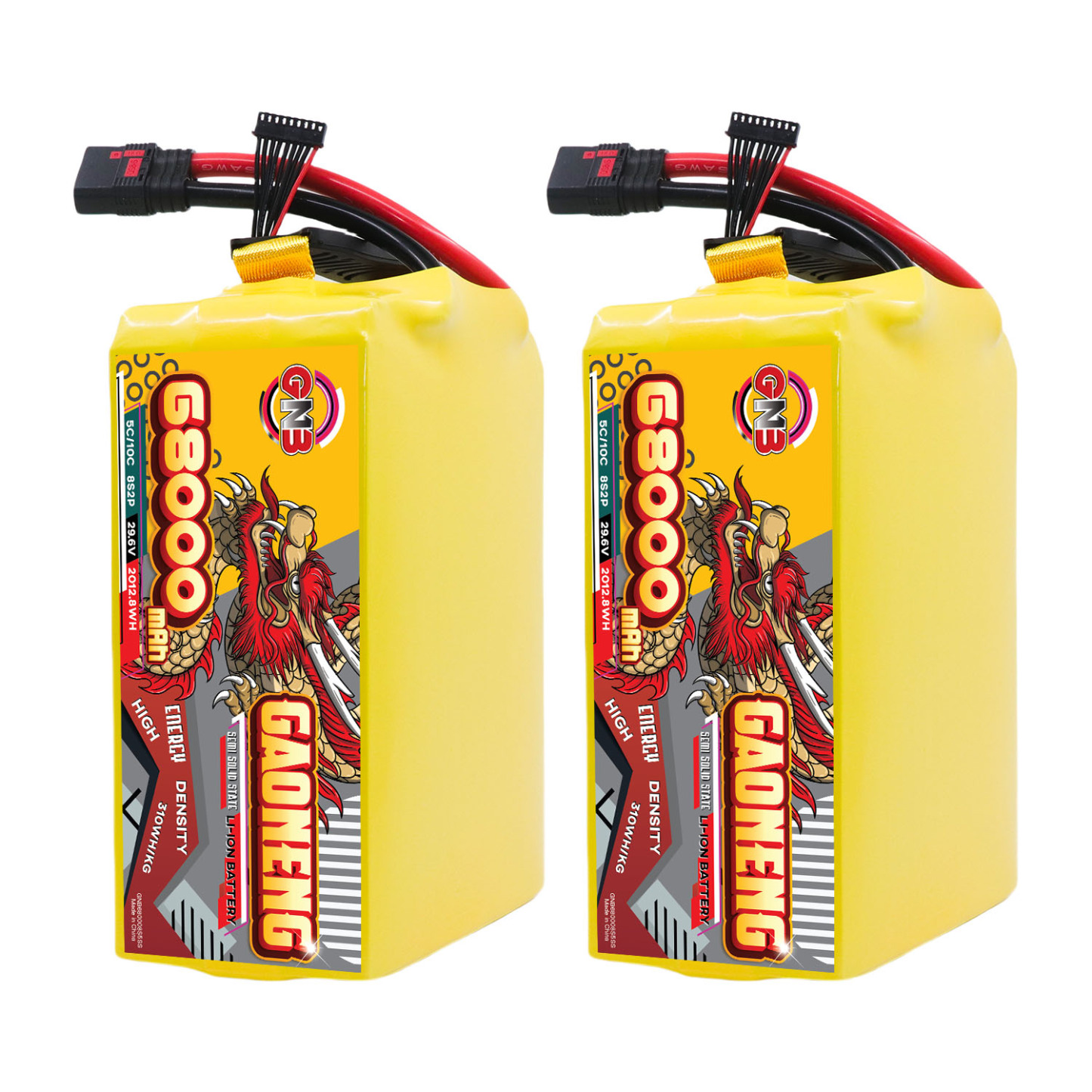 GAONENG GNB 68000mah 8S 29.6V 5C QS8 Semi Solid State Li-ion Battery 310WH/kg