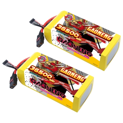 GAONENG GNB 36500mah 6S 22.2V 5C QS8 Semi Solid State Li-ion Battery 335WH/kg