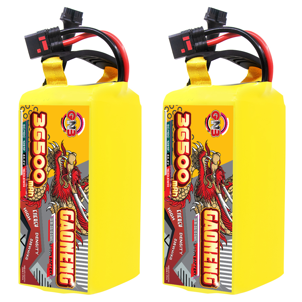 GAONENG GNB 36500mah 44.4V 5C QS8 Semi Solid State Li-ion Battery 335WH/kg/kg 