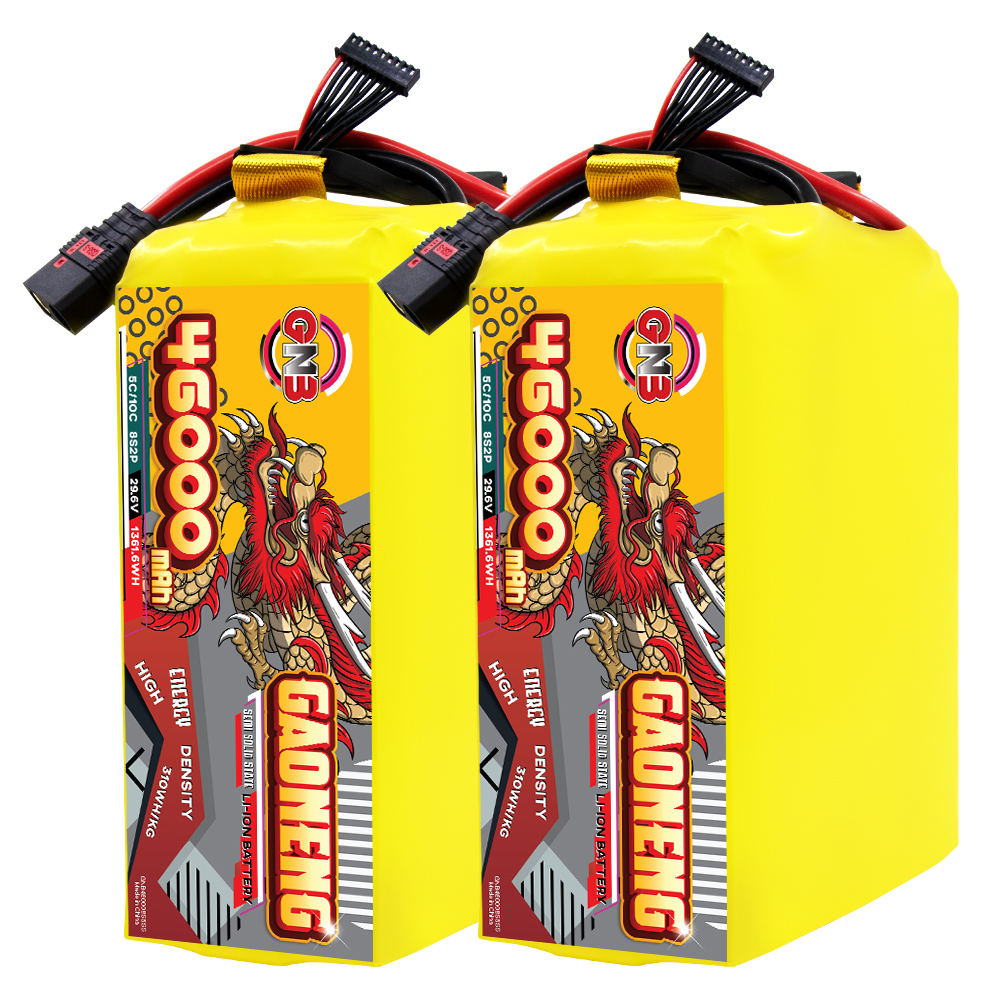 GAONENG GNB 46000mah8S 29.6V 5C QS8 Semi Solid State Li-ion Battery 310WH/kg