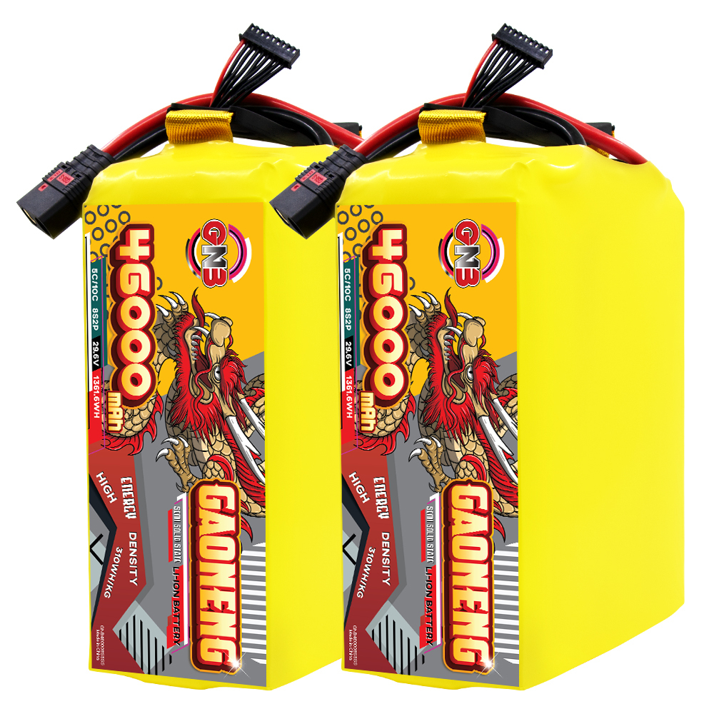 GAONENG GNB 46000mah8S 29.6V 5C QS8 Semi Solid State Li-ion Battery 310WH/kg