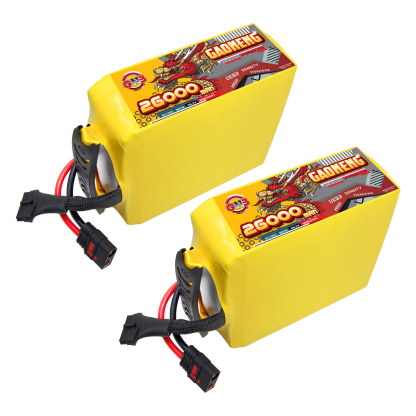 GAONENG GNB 26000mah 16S 59.2V 5C QS8 Semi Solid State Li-ion Battery 310WH/kg