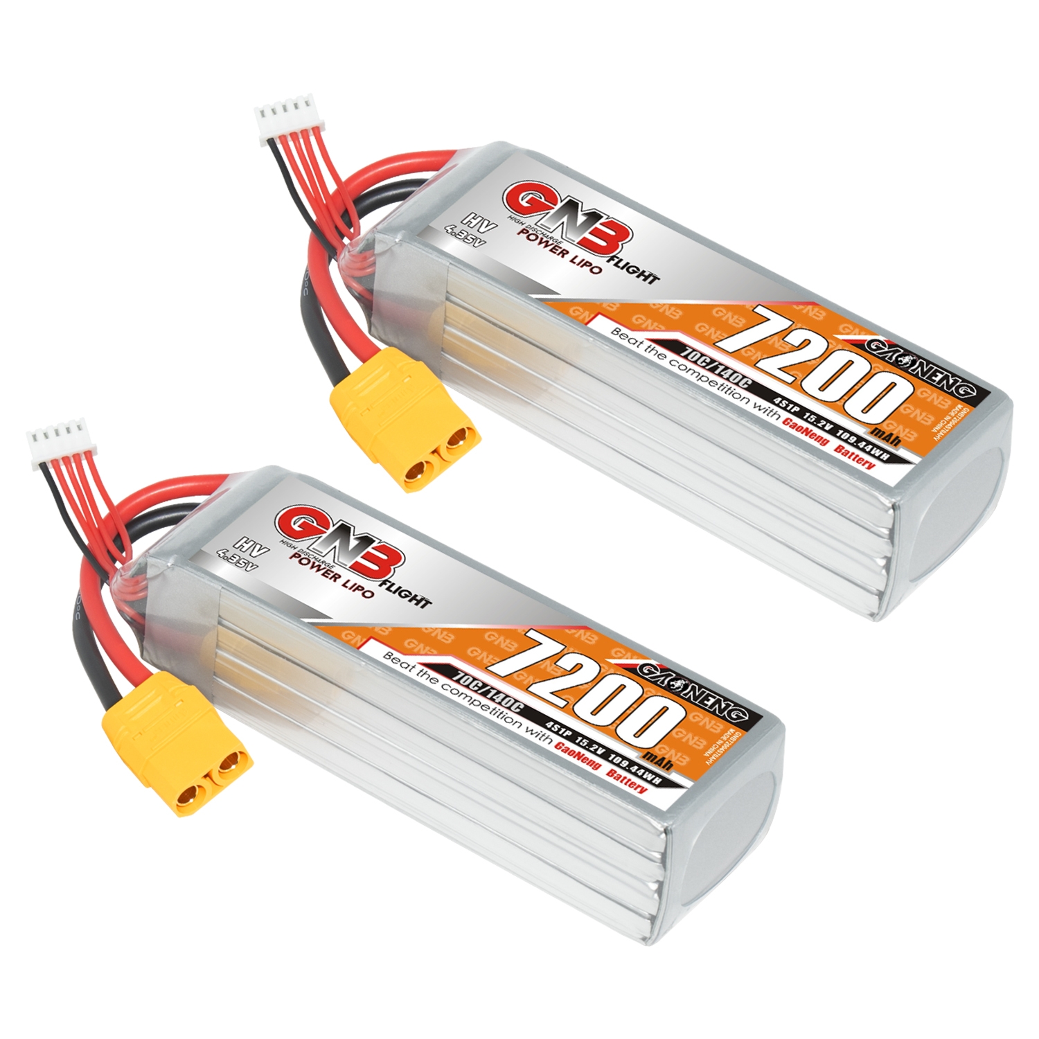 GAONENG GNB HV 4S 15.2V 7200mAh 70C XT90 LiPo Battery