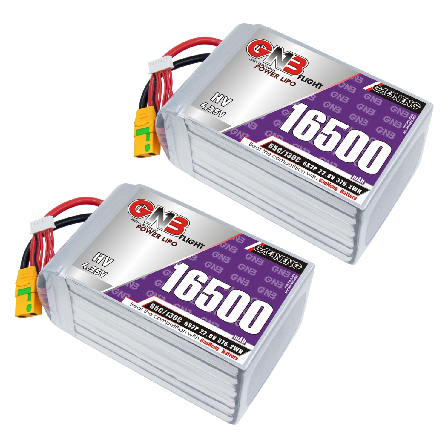 GAONENG GNB HV 6S 22.8V 16500mah 65C XT90S LiPo Battery