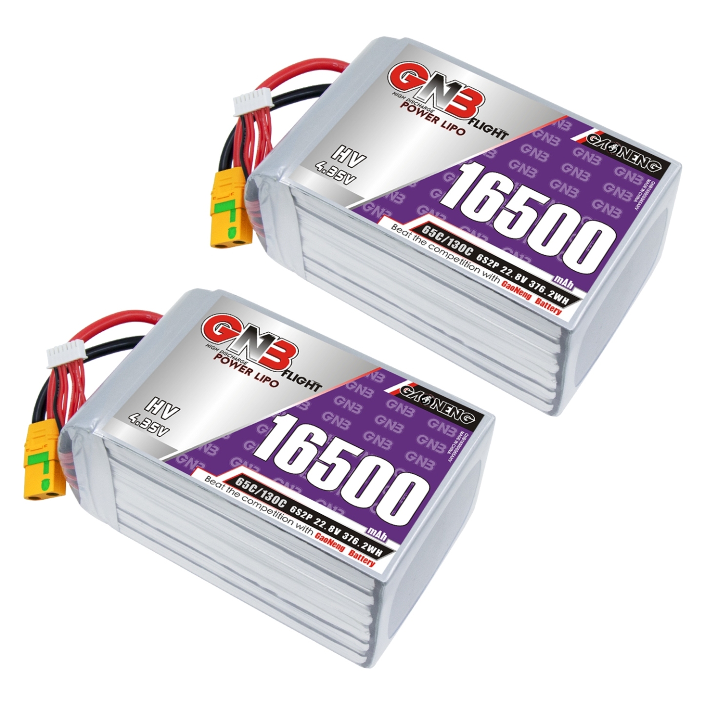 GAONENG GNB HV 6S 22.8V 16500mah 65C XT90S LiPo Battery