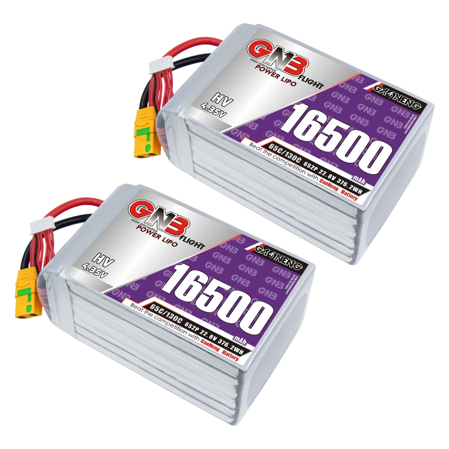 GAONENG GNB HV 6S 22.8V 16500mah 65C XT90S LiPo Battery