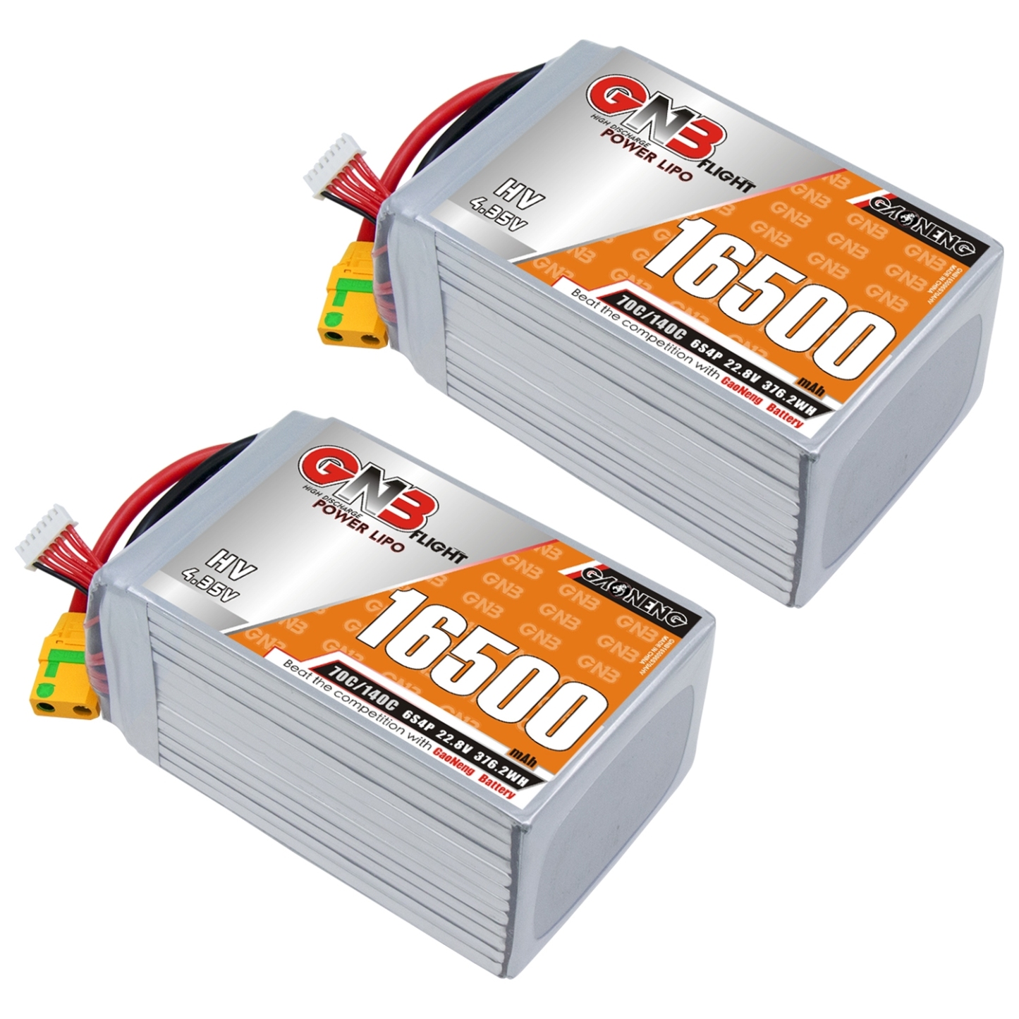 GAONENG GNB 6S 22.8V HV 16500mah 70C RC LiPo Battery XT90S