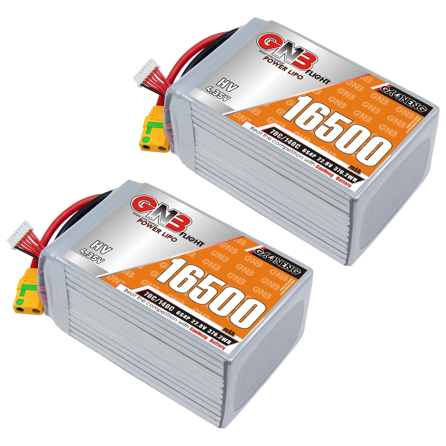 GAONENG GNB 6S 22.8V HV 16500mah 70C RC LiPo Battery XT90S