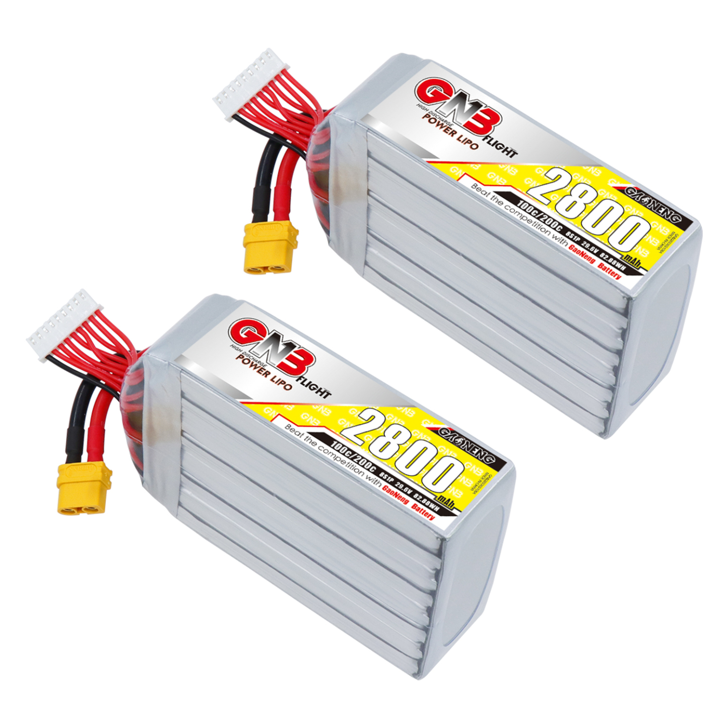 GAONENG GNB 8S 29.6V 2800mAh 100C LiPo Battery XT60