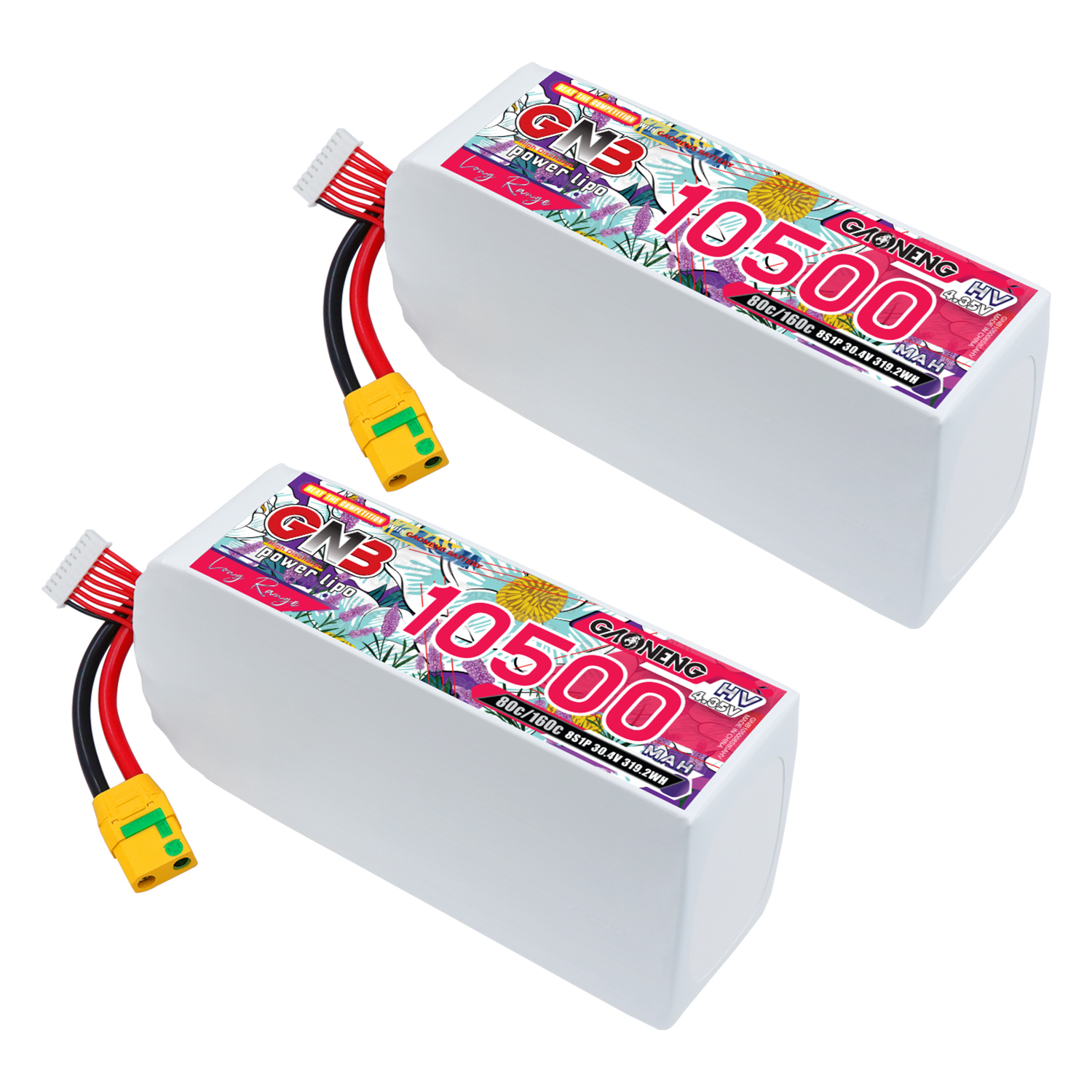 GAONENG GNB 8S1P 30.4V 10500mah 80C LiPo Battery XT90S