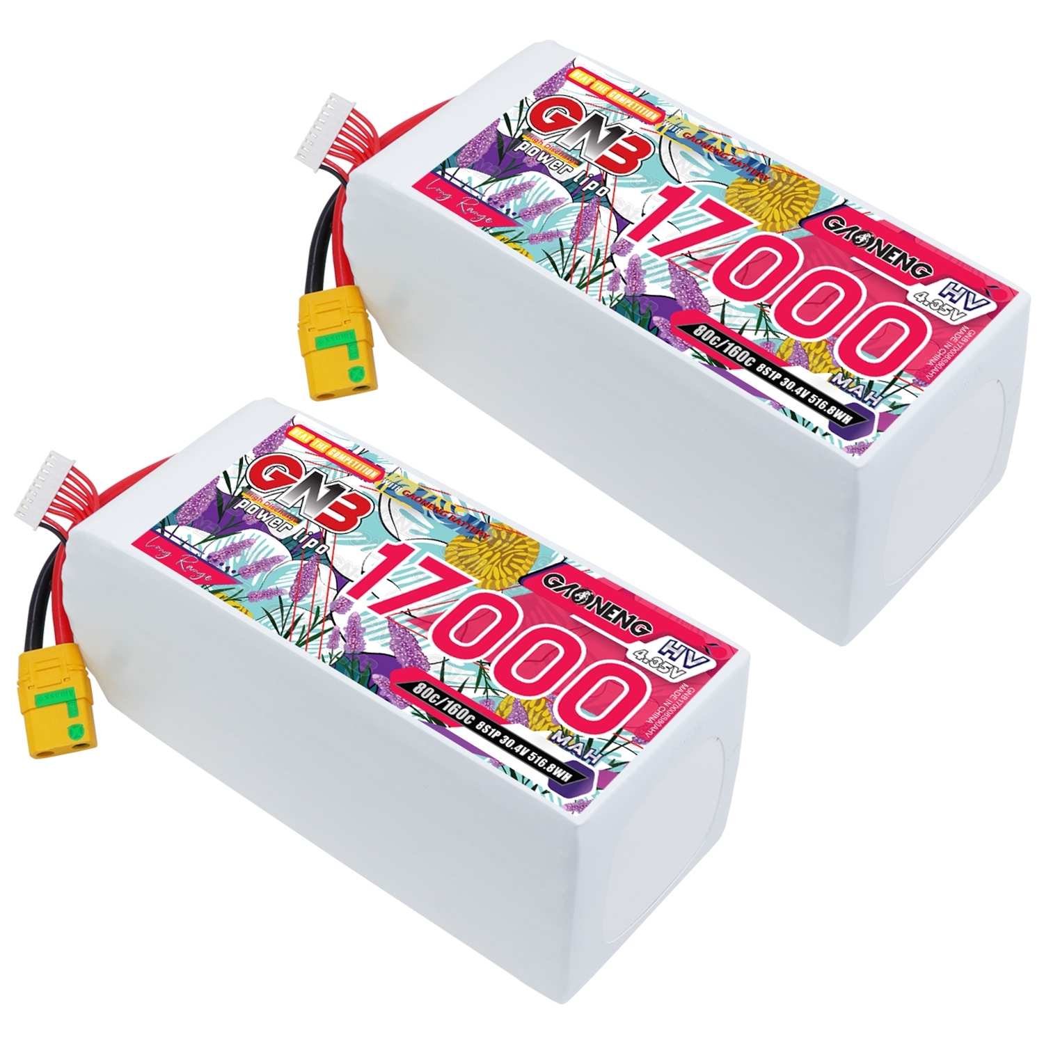 GAONENG GNB 8S1P 30.4V HV 17000mAh 80C LiPo Battery XT90S