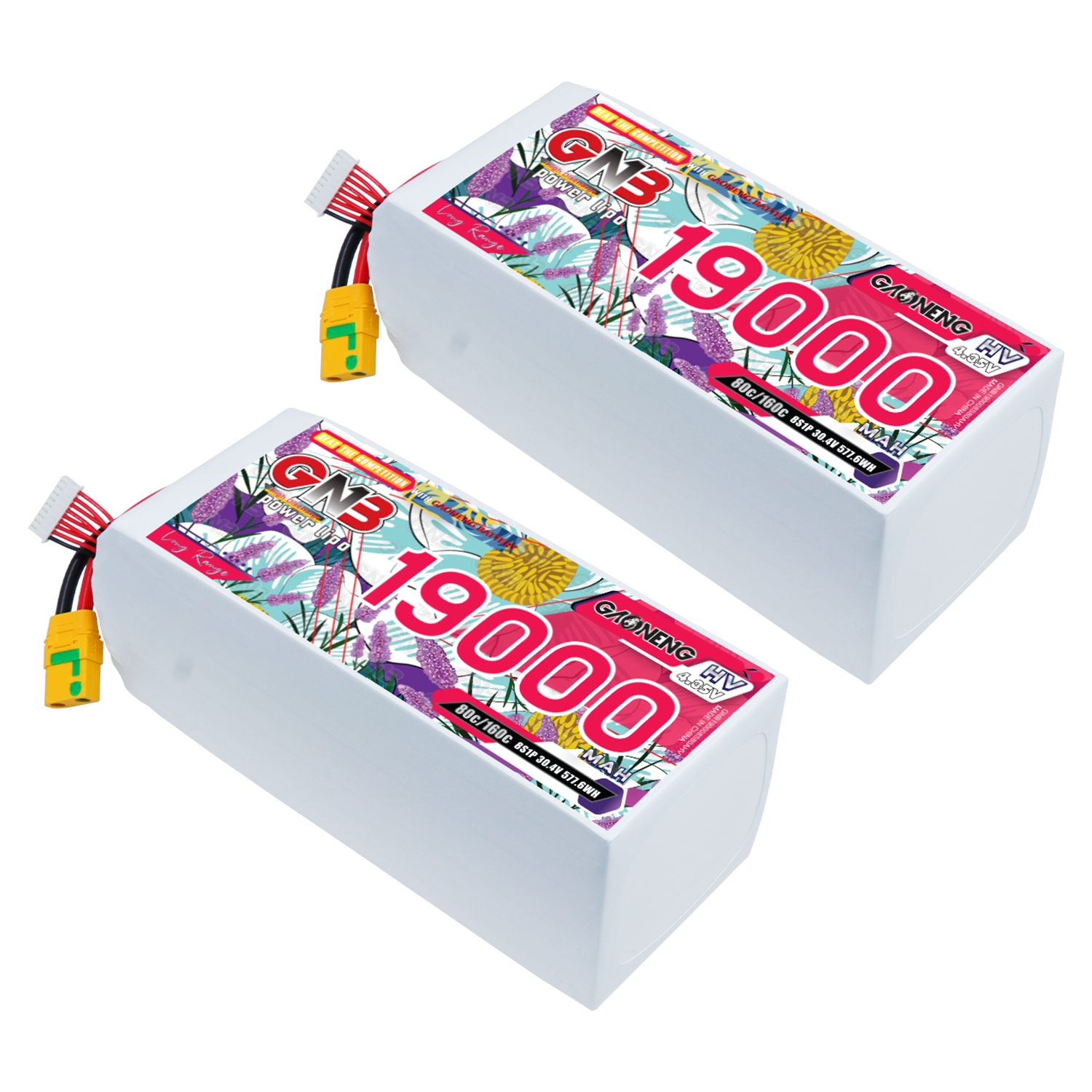GAONENG GNB 8S1P 30.4V HV 19000mAh 80C LiPo Battery XT90S