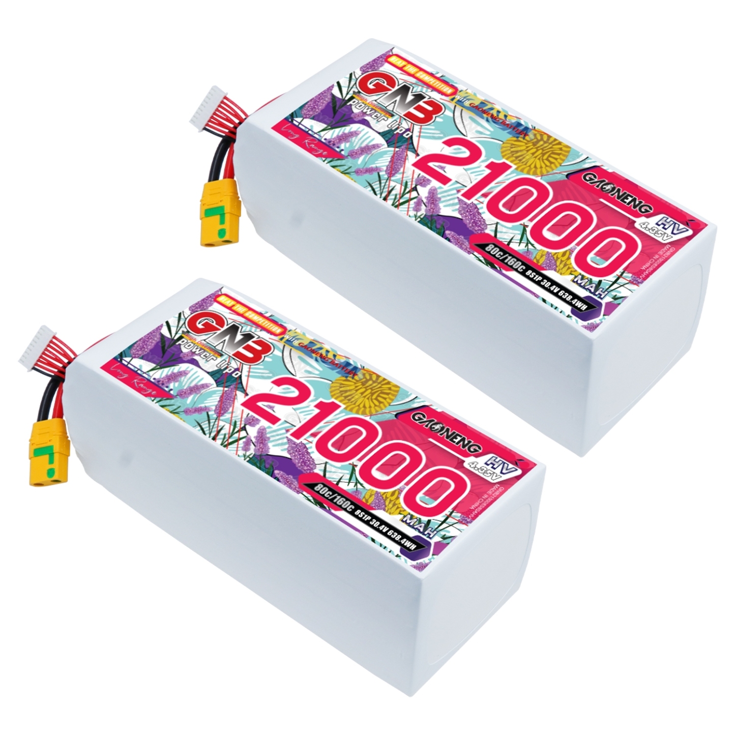 GAONENG GNB 8S1P 30.4V HV 21000mAh 80C LiPo Battery XT90S