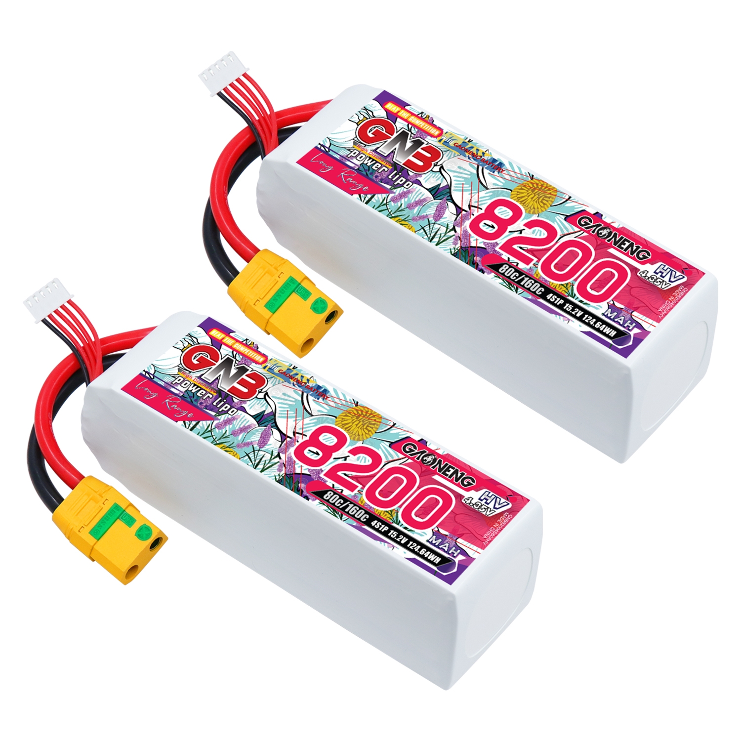 GAONENG GNB HV 4S 15.2V 8200mAh 80C XT90S LiPo Battery