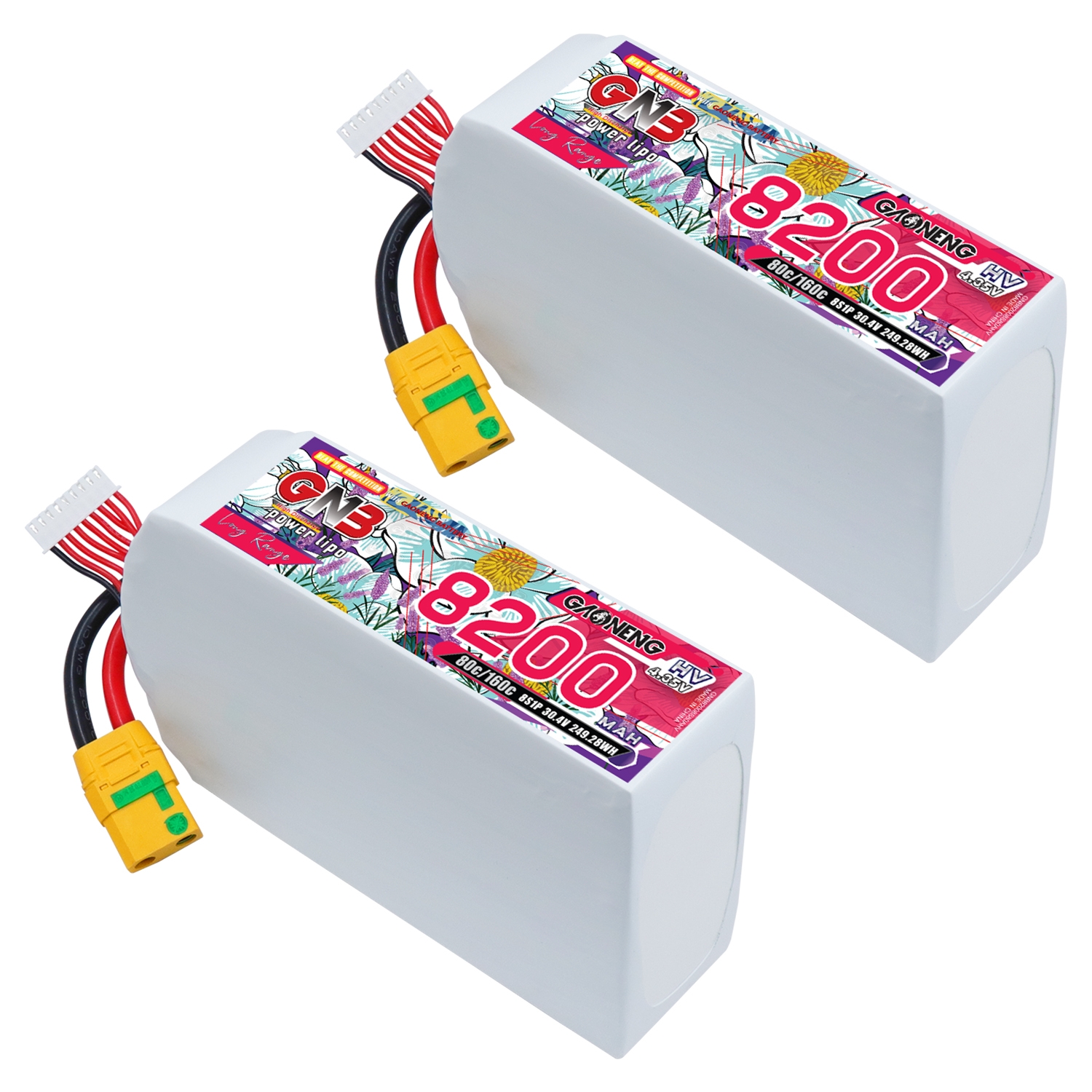 GAONENG GNB HV 8S 30.4V 8200mAh 80C XT90S LiPo Battery