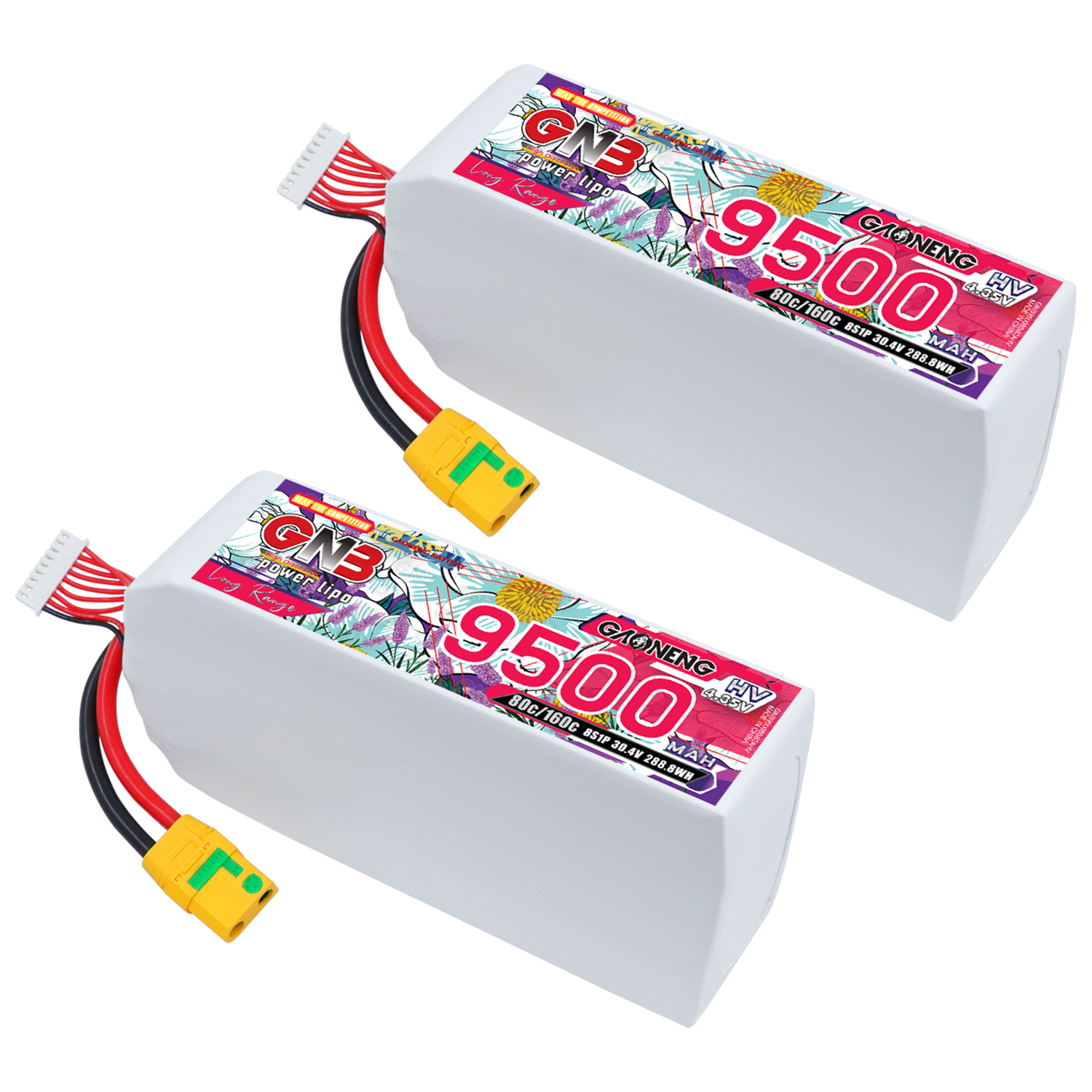 GAONENG GNB HV 8S 30.4V 9500mAh 80C XT90S LiPo Battery