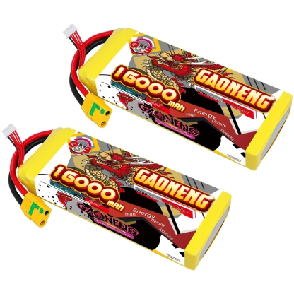 GAONENG GNB 16000mah 4S 14.8V 5C XT90S Semi Solid State Li-ion Battery 350WH/kg