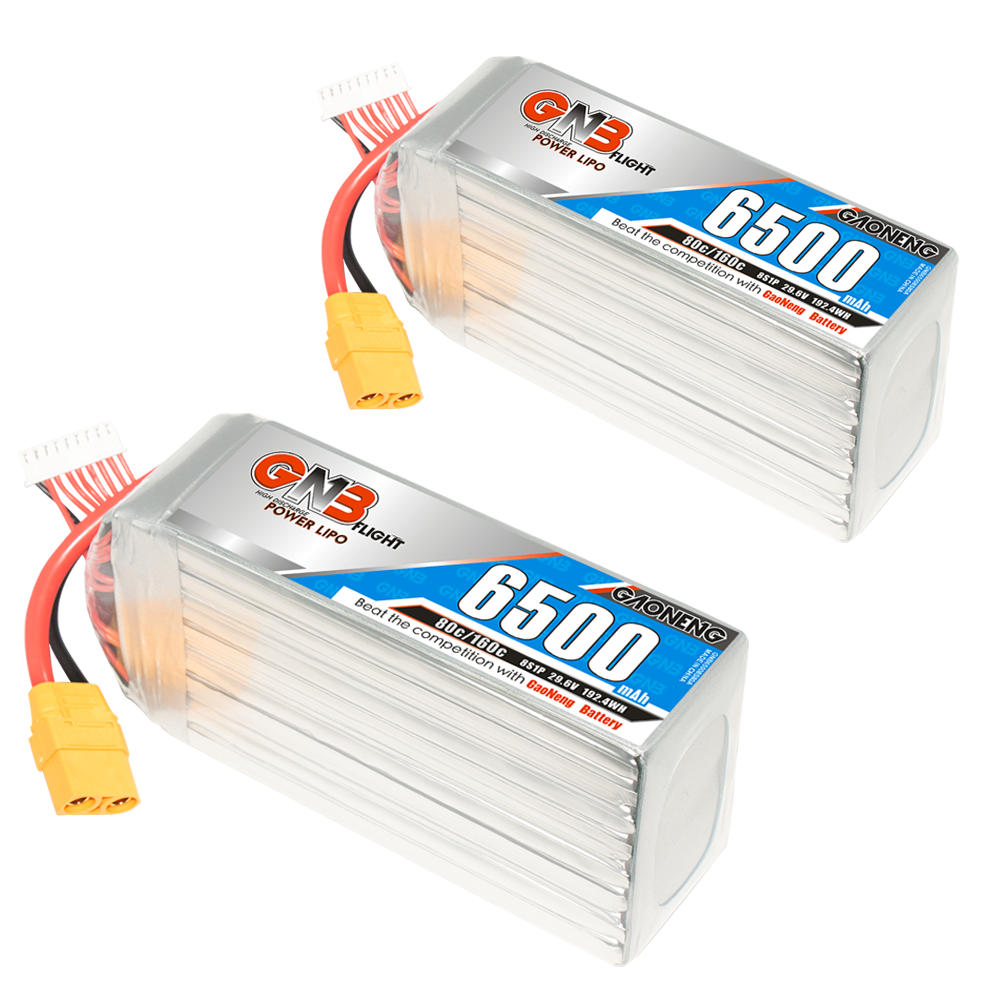 GAONENG GNB 8S 29.6V 6500mAh 80C LiPo Battery XT90