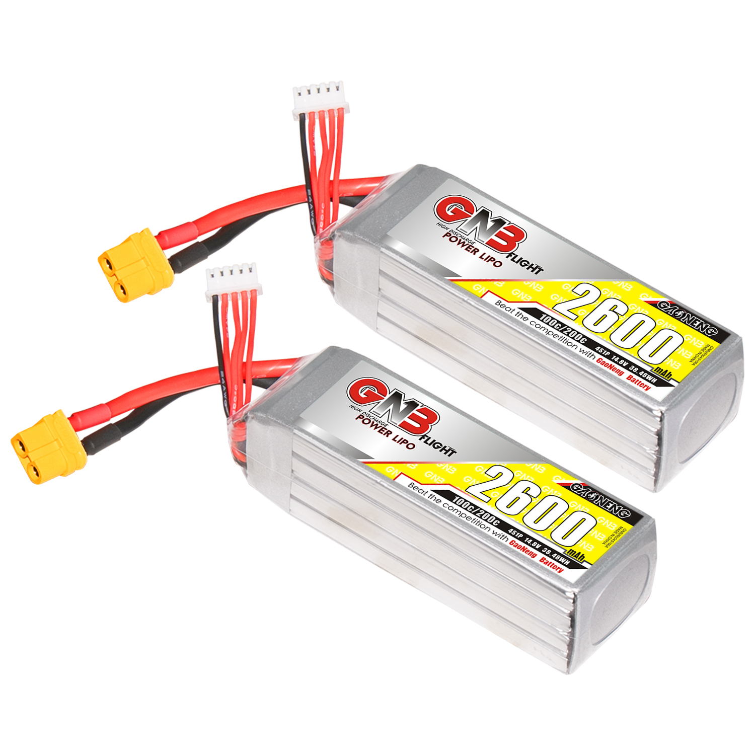 GAONENG GNB 4S 14.8V 2600mAh 100C XT60 LiPo Battery