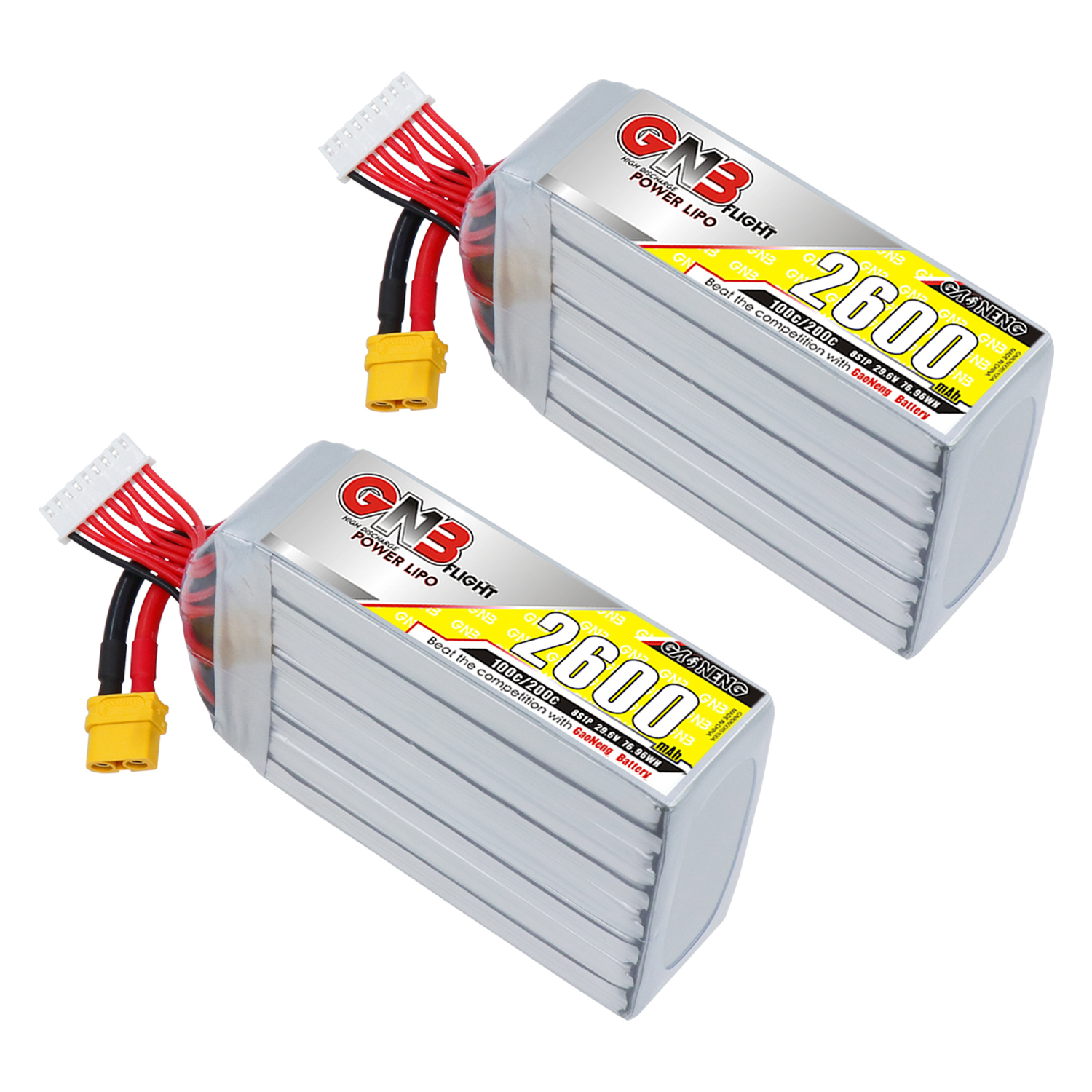 GAONENG GNB 8S 29.6V 2600mAh 100C LiPo Battery XT60