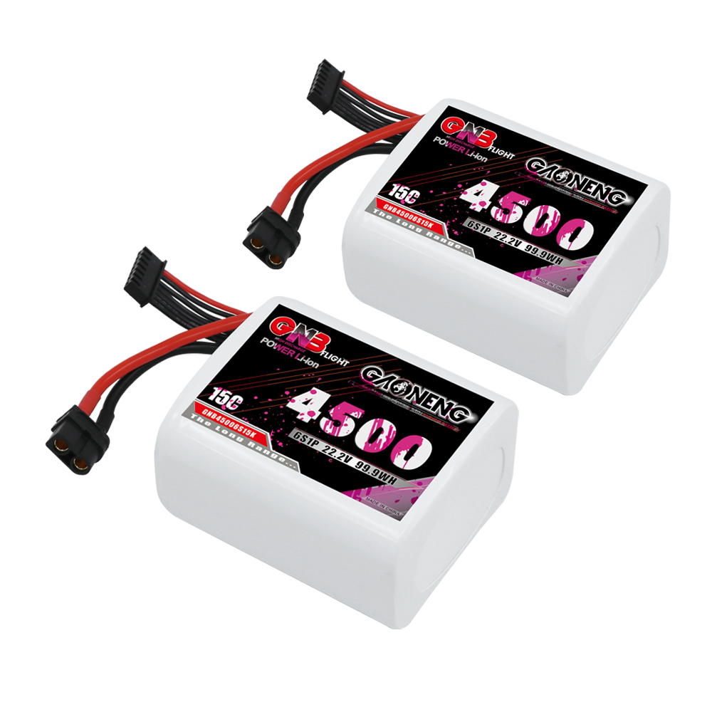 GAONENG GNB 6S 22.2V 4500mah 15C XT60 Li-ion Battery 