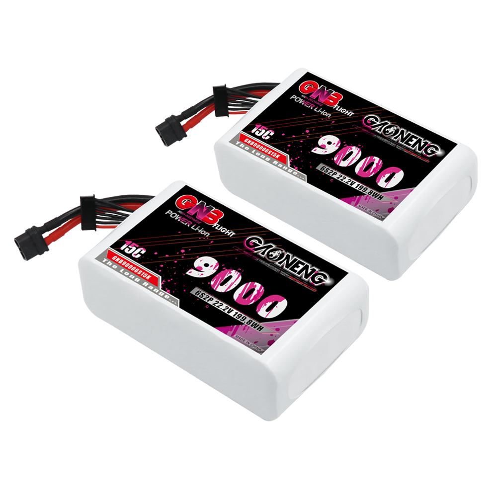 GAONENG GNB 6S 22.2V 9000mah 15C XT60 Li-ion Battery
