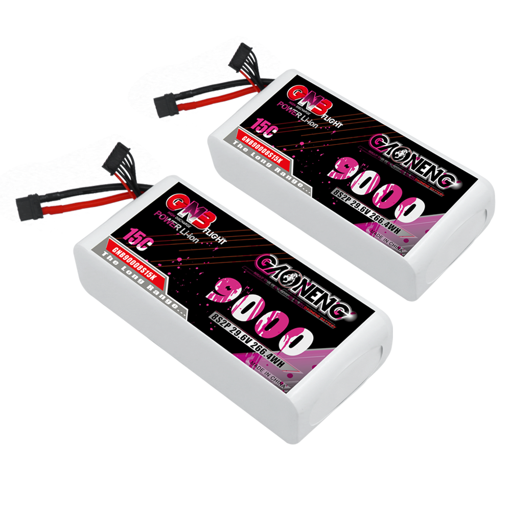 GAONENG GNB 8S2P 22.2V 9000mah 15C XT60 Li-ion Battery