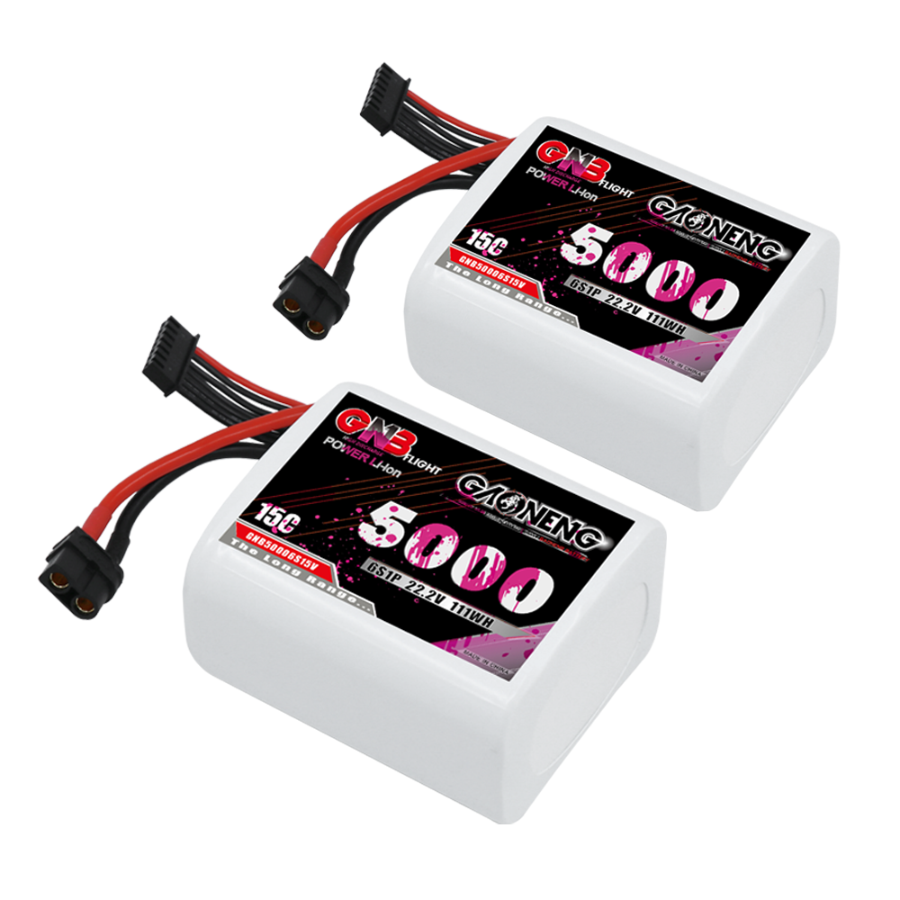 GAONENG GNB 6S1P 22.2V 5000mAh 15C XT60 Li-ion Battery 