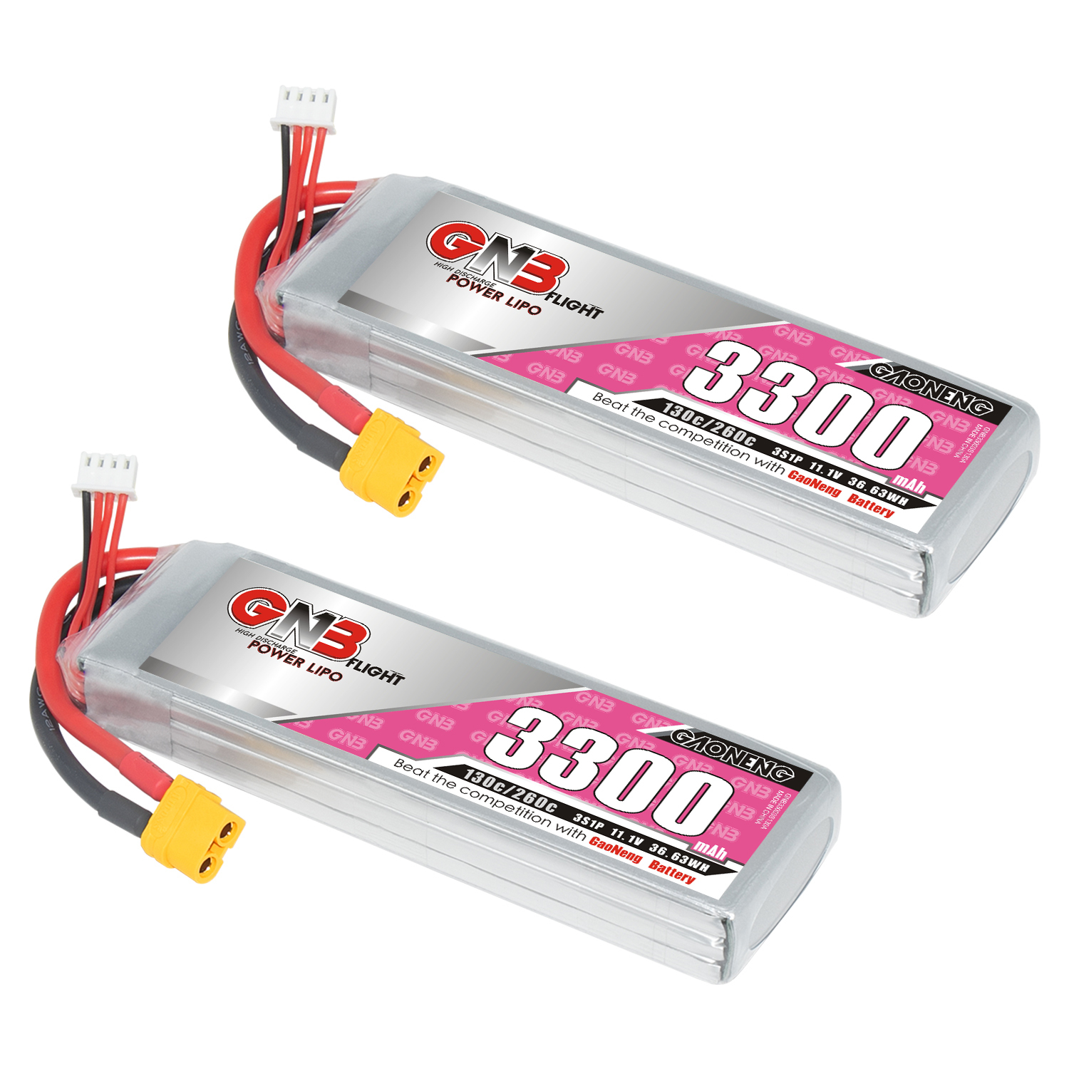 GAONENG GNB 3S 11.1V 3300mAh 130C LiPo Battery XT60