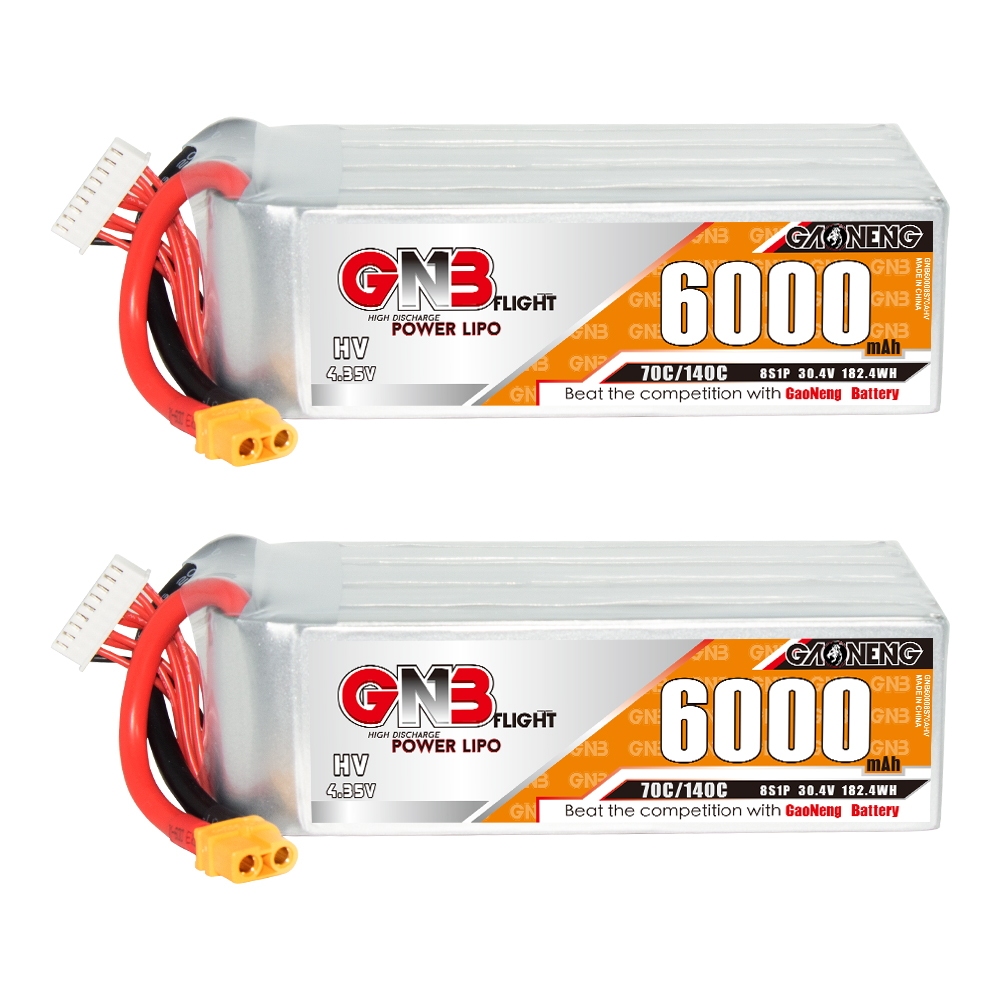 GAONENG GNB HV 8S 30.4V 6000mAh 70C LiPo Battery XT60
