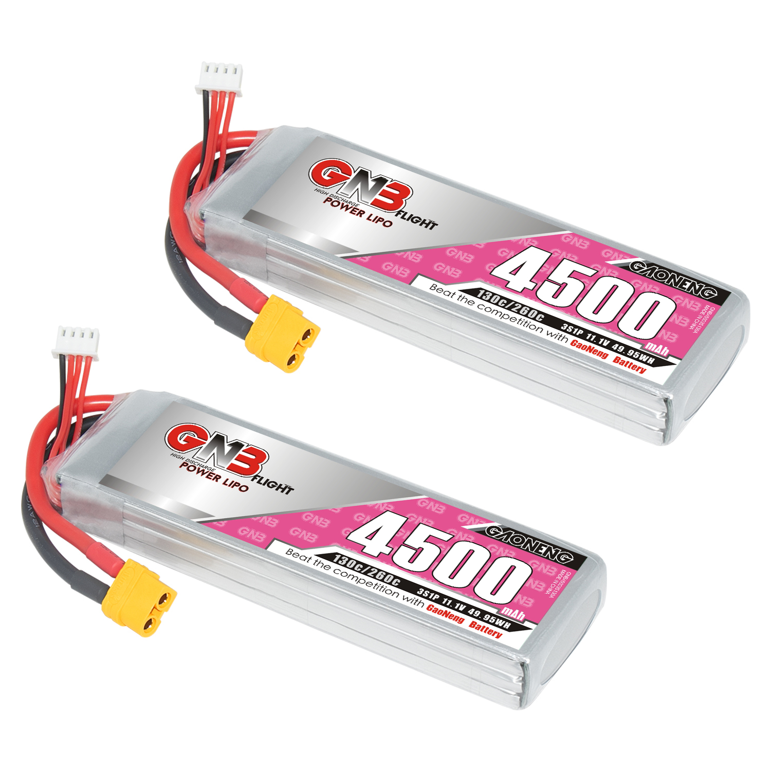 GAONENG GNB 3S 11.1V 4500mAh 130C LiPo Battery XT60