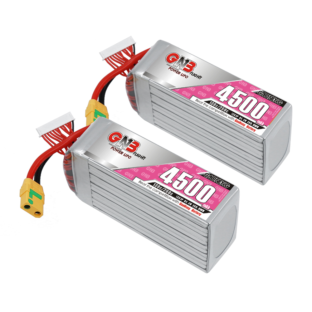 GAONENG GNB 12S 44.4V 4500mAh 130C LiPo Battery XT90S